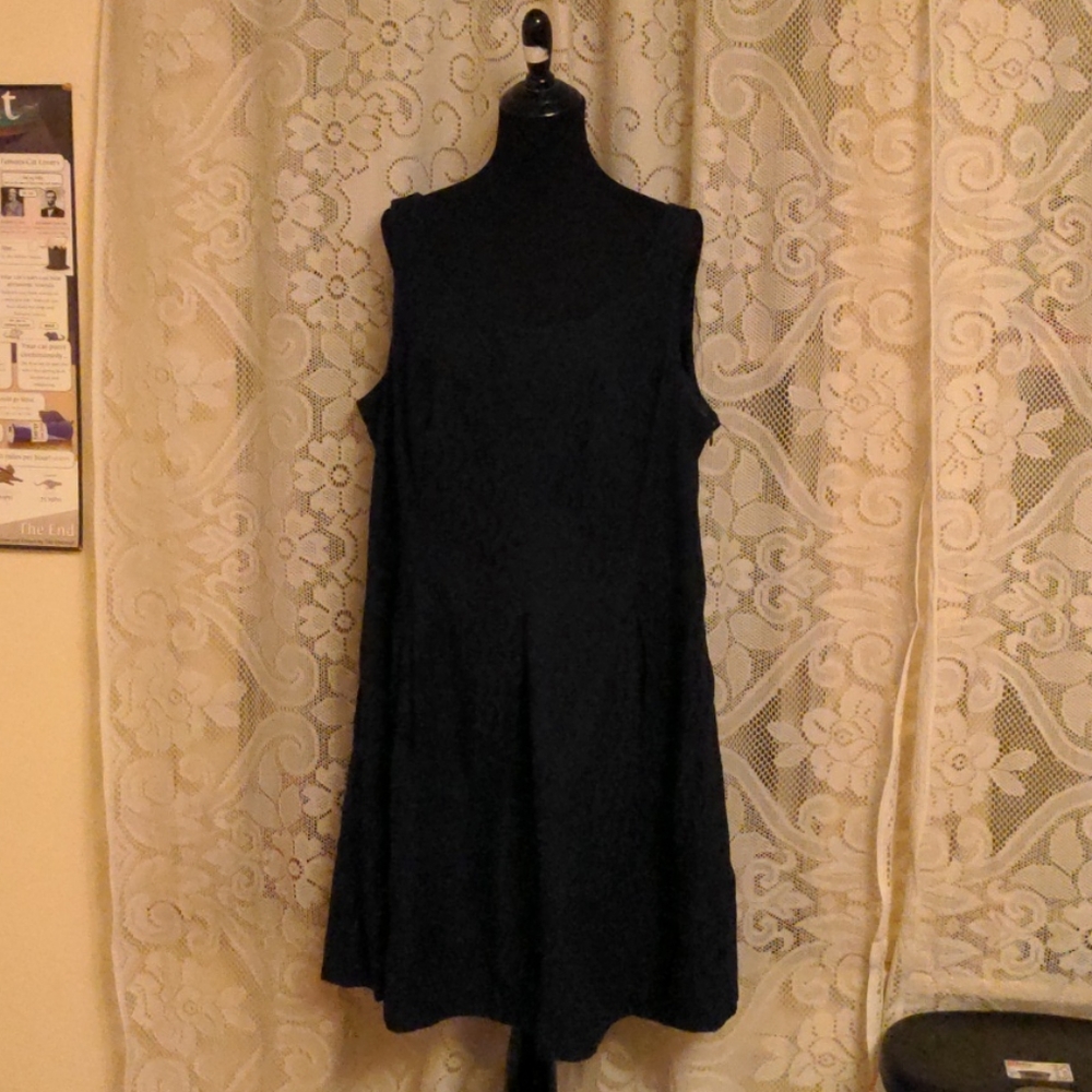 Dark blue dress
